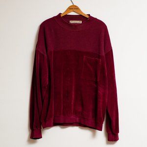 Vintage John Ashford Sport Velour pocket Sweatshirt  Size XL